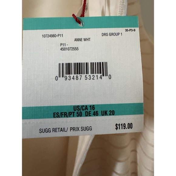 NWT Anne Klein Sleeveless A-Line Dress Size 16 Belted Minimalist‎ Career Wear - Picture 4 of 9